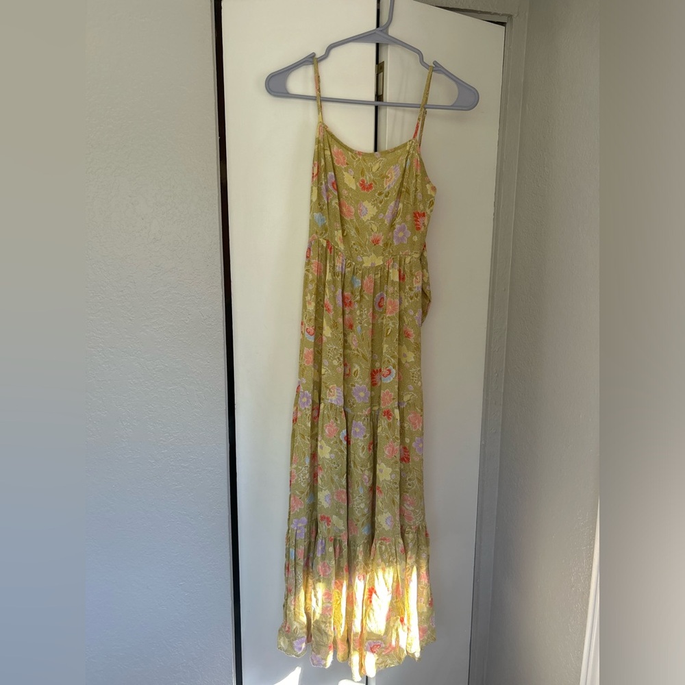 Billabong Floral Yellow Maxi Dress